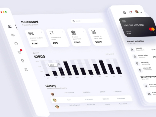 Example portfolio DashBoard